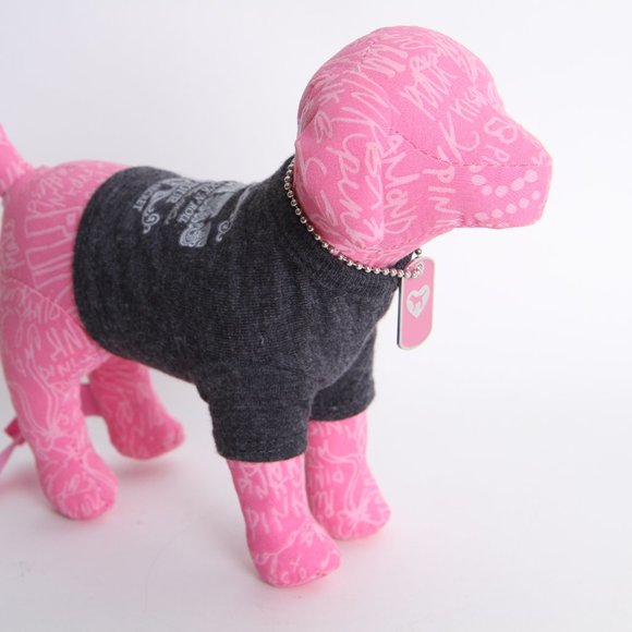 [RARE] Victoria's Secret  PINK - Collectible Puppy with a T-Shirt & Charm - Picture 3 of 12
